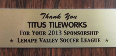 Spring 2013 Lenape Valley Soccer Sponsor